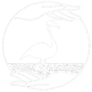 Gardens Connect circular heron logo