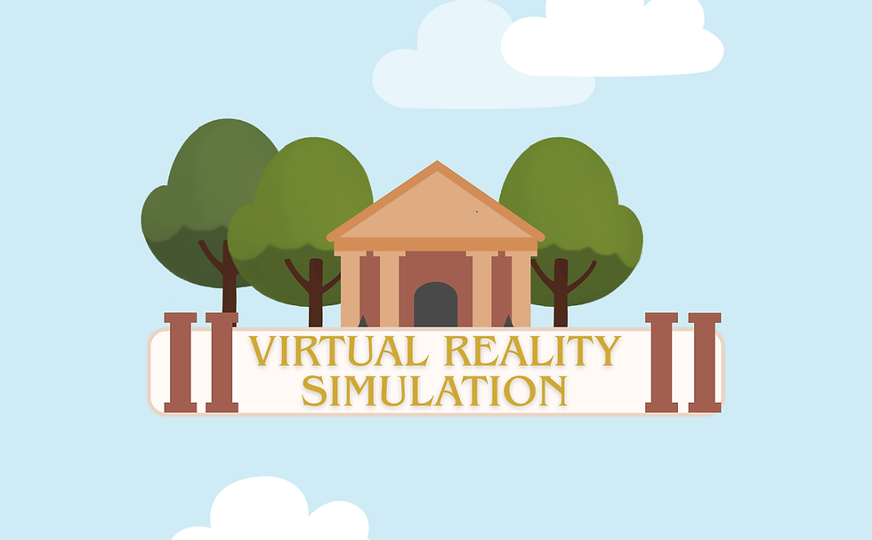 Garden Museum virtual reality project title artwork